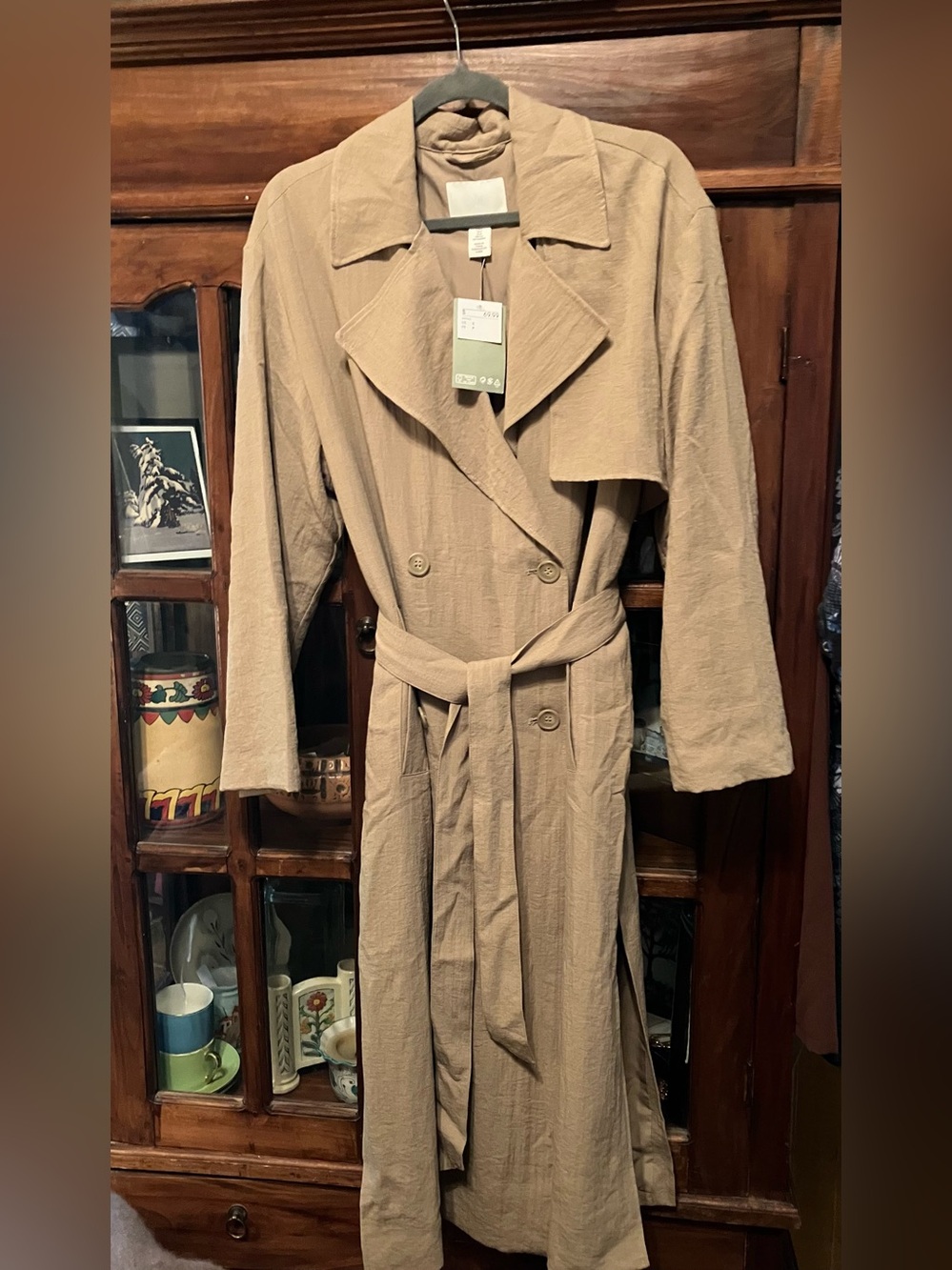 NEW H&M Taupe Trench